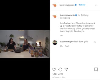 Instagram post from Leon Restaurants-1
