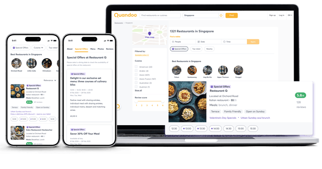 restaurant offer promotion special offers